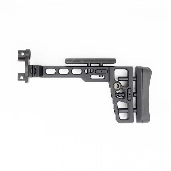 SAMSON S.A.S. FOR MP5K SP5K SP89, Tactical Folding Stock, Adjustable Cheek Piece, Adjustable Length of Pull, MP5 Integrated End Cap and Buffer, 850059556757, SAM-04-06166-01, RTG Parts