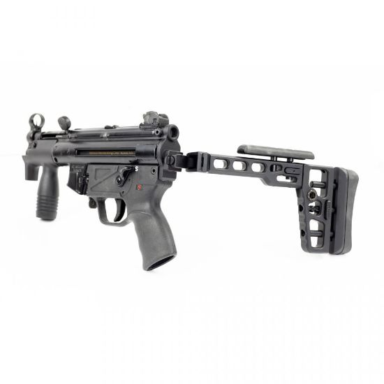 SAMSON S.A.S. FOR MP5K SP5K SP89, Tactical Folding Stock, Adjustable Cheek Piece, Adjustable Length of Pull, MP5 Integrated End Cap and Buffer, 850059556757, SAM-04-06166-01, RTG Parts