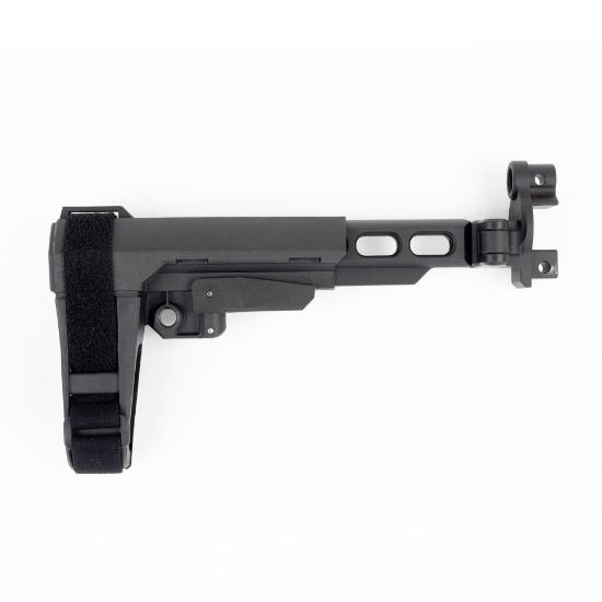SAMSON B.R.E. FOLDING BUFFERLESS RECEIVER EXTENSION WITH MP5K SP5K SP89 END CAP AND BUFFER, BLACK, HK33, 850059556733, SAM-04-06164-01, RTG Parts