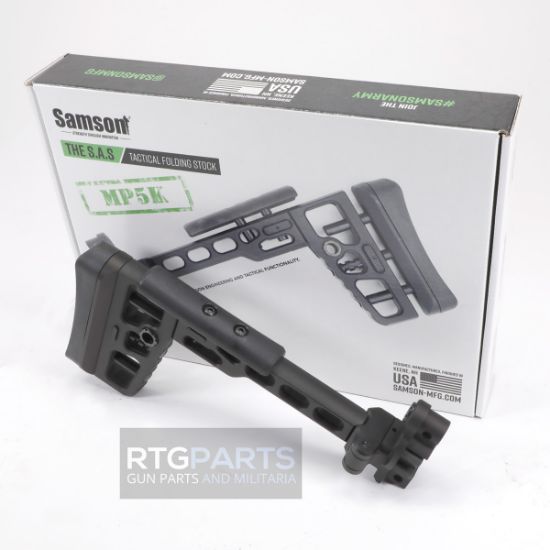 Picture of SAMSON S.A.S. TACTICAL FOLDING STOCK MP5K SP5K INTEGRATED END CAP, BLACK