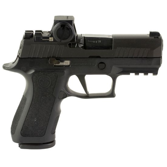 Sig Sauer, P320XC, X-Compact, Striker Fired, Semi-automatic, Polymer Frame Pistol, 9MM, 3.6" Barrel, Nitron Finish, Black, ROMEO-X Reflex Sight, Modular X Grip, XRAY3 Night Sights, XSeries Flat Trigger, Two 15rd Magazines, 798681691722, 320XC-9-BXR3-RXX, RTG Parts