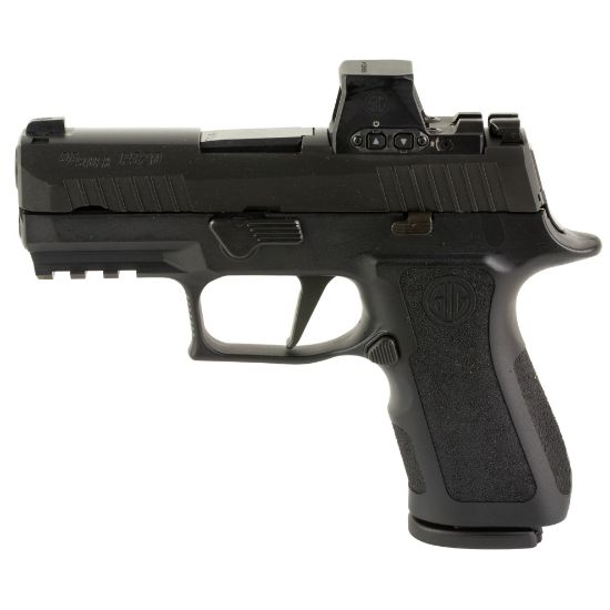 Sig Sauer, P320XC, X-Compact, Striker Fired, Semi-automatic, Polymer Frame Pistol, 9MM, 3.6" Barrel, Nitron Finish, Black, ROMEO-X Reflex Sight, Modular X Grip, XRAY3 Night Sights, XSeries Flat Trigger, Two 15rd Magazines, 798681691722, 320XC-9-BXR3-RXX, RTG Parts