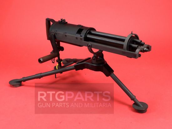 Tippmann Ordnance, Gatling Gun, Hand Crank, 22LR, (6) 8.5" Barrels, Steel, Matte Finish, Black, Includes Tripod, T&E, 50 Belt Links and 1,000rds of ammo, Beltfed .22, FFL-TO-GG-2200, RTG Parts