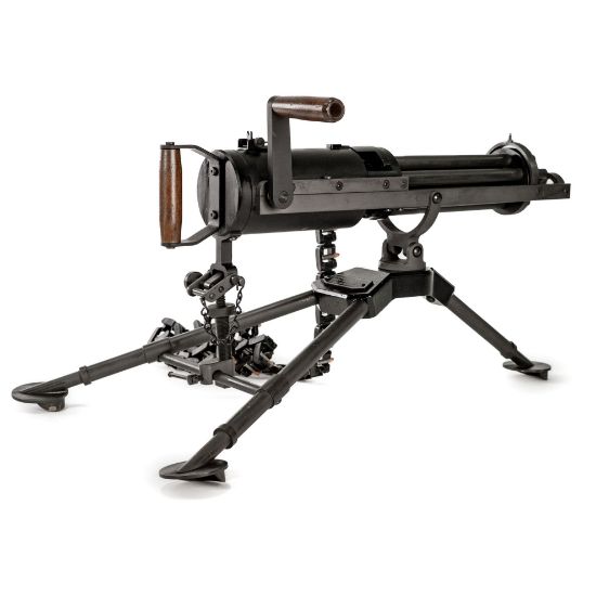 Tippmann Ordnance, Gatling Gun, Hand Crank, 22LR, (6) 8.5" Barrels, Steel, Matte Finish, Black, Includes Tripod, T&E, 50 Belt Links and 1,000rds of ammo, Beltfed .22, FFL-TO-GG-2200, RTG Parts