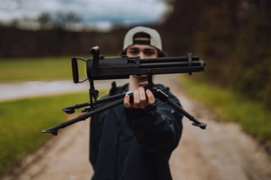 Tippmann Ordnance, Gatling Gun, Hand Crank, 22LR, (6) 8.5" Barrels, Steel, Matte Finish, Black, Includes Tripod, T&E, 50 Belt Links and 1,000rds of ammo, Beltfed .22, FFL-TO-GG-2200, RTG Parts
