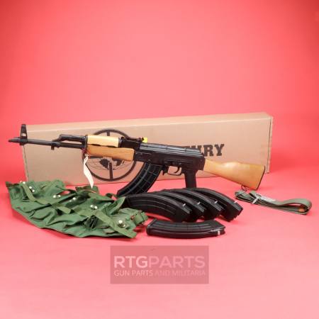 Century Arms, GP/WASR10 Battle Pack, Semi-automatic, 762X39, 16.25" Barrel, Threaded Barrel with Slant Brake, Blued Finish, Wood Stock and Forend, Includes (6) 30rd Mags and a new Polish AK Sling, 787450620728, FFL-CENTURY-RI3996N, RTG Parts