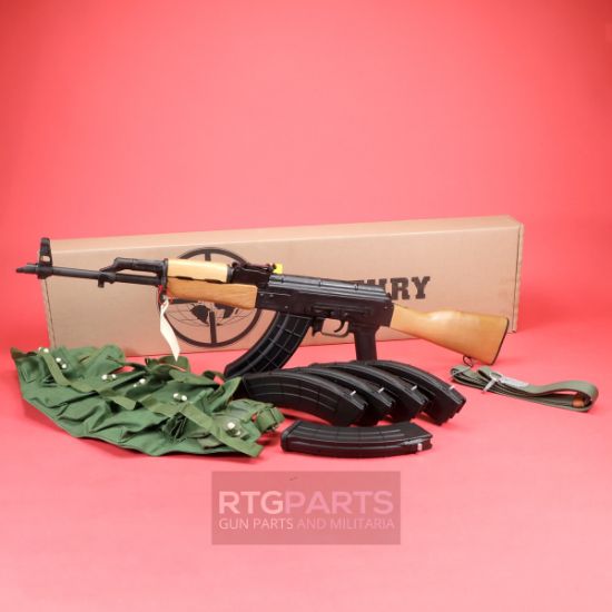 Century Arms, GP/WASR10 Battle Pack, Semi-automatic, 762X39, 16.25" Barrel, Threaded Barrel with Slant Brake, Blued Finish, Wood Stock and Forend, Includes (6) 30rd Mags and a new Polish AK Sling, 787450620728, FFL-CENTURY-RI3996N, RTG Parts