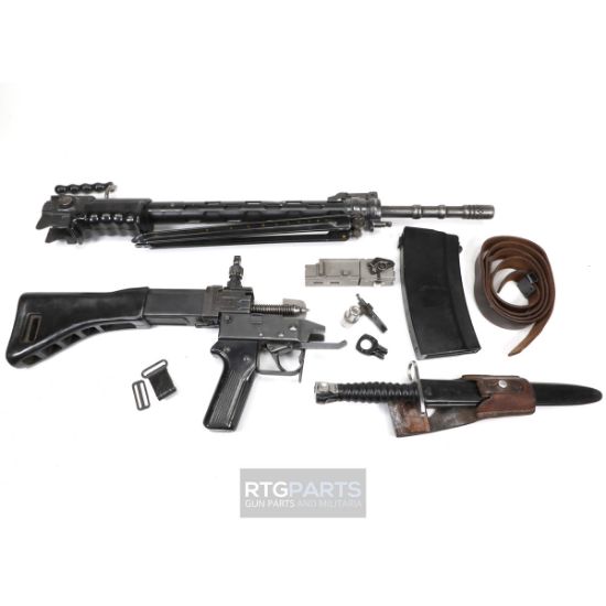 Picture of SWISS SIG SG 510 (PE57 STG57) SELECT FIRE PARTS KIT WITH ORIGINAL BARREL, SLING, BAYONET, NIGHT SIGHT