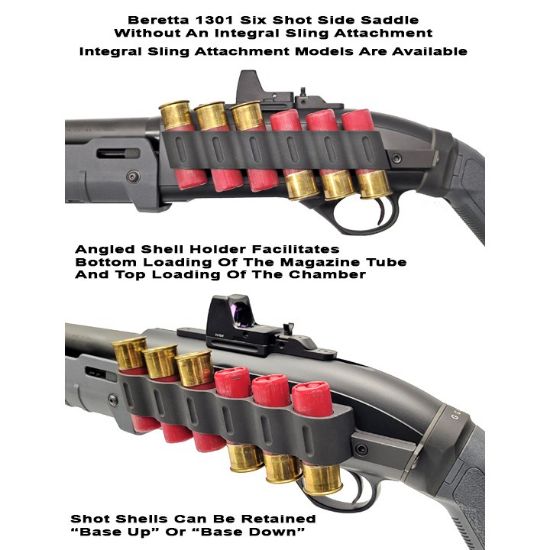 GG&G BERETTA 1301 SIDE SADDLE SHELL HOLDER, GGG-2724, Shell Carrier, RTG Parts