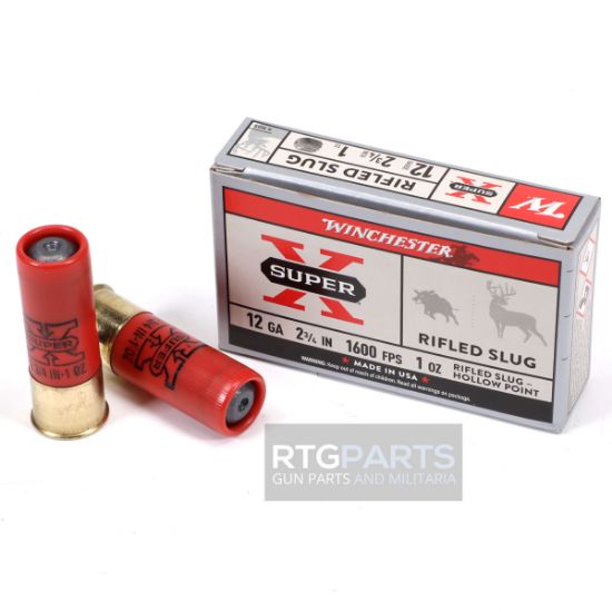 Picture of WINCHESTER SUPER-X 12GA 2.75" 1 OUNCE RIFLED SLUG HOLLOW POINT, 5/BOX