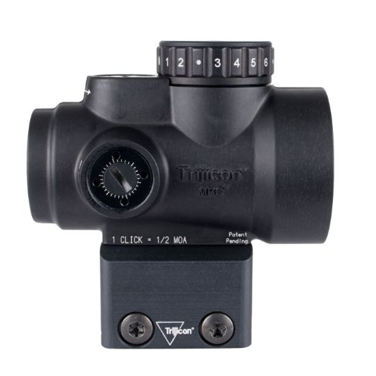 Trijicon, MRO SD, Green Dot, 25mm Objective, 2 MOA Dot, Matte Finish, Black, Full Co-Witness Mount, 719307622524, MRO-C-2200332, RTG Parts