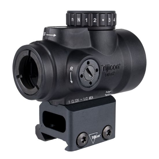 Trijicon, MRO SD, Green Dot, 25mm Objective, 2 MOA Dot, Matte Finish, Black, Full Co-Witness Mount, 719307622524, MRO-C-2200332, RTG Parts