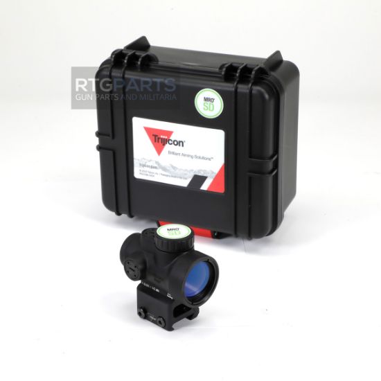 Trijicon, MRO SD, Green Dot, 25mm Objective, 2 MOA Dot, Matte Finish, Black, Full Co-Witness Mount, 719307622524, MRO-C-2200332, RTG Parts