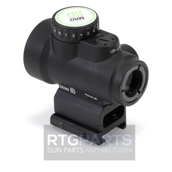 Trijicon, MRO SD, Green Dot, 25mm Objective, 2 MOA Dot, Matte Finish, Black, Full Co-Witness Mount, 719307622524, MRO-C-2200332, RTG Parts