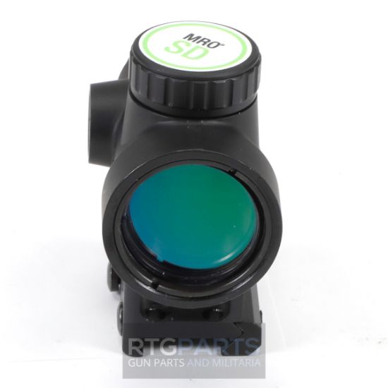Trijicon, MRO SD, Green Dot, 25mm Objective, 2 MOA Dot, Matte Finish, Black, Full Co-Witness Mount, 719307622524, MRO-C-2200332, RTG Parts