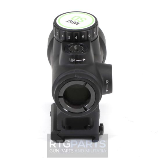 Trijicon, MRO SD, Green Dot, 25mm Objective, 2 MOA Dot, Matte Finish, Black, Full Co-Witness Mount, 719307622524, MRO-C-2200332, RTG Parts