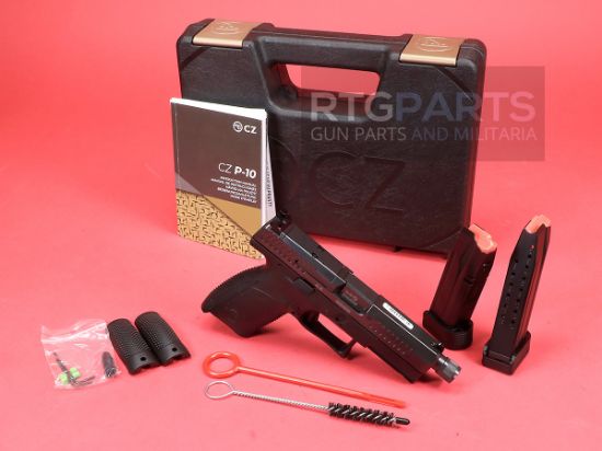 Picture of CZ P-10C OR SR 4.6" SUPPRESSOR & OPTICS READY BLACK 2X17RD, 91513