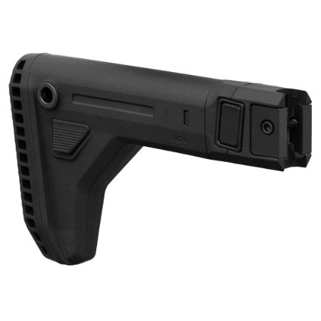 Magpul UCS Black, Universal Carbine Stock (UCS), Fits 1913 Picatinny Rail, Side Folding, Adjustable Length of Pull, Matte Finish, Magpul Industries, 840815149262, MP-MAG1441-BLK, RTG Parts