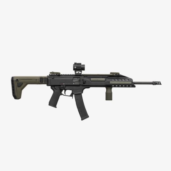 Magpul UCS ODG, Universal Carbine Stock (UCS), Fits 1913 Picatinny Rail, Side Folding, Adjustable Length of Pull, Matte Finish, Flat Dark Earth, Magpul Industries, 840815149286, MP-MAG1441-ODG, RTG Parts