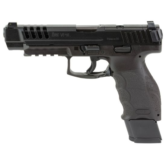 Heckler & Koch, VP9L, Semi-automatic, Striker Fired, Fullsize, 9MM, 5" Barrel, Matte Finish, Black, Optics Ready, Front Night Sight, 2 Magazines, 20 Rounds, 642230269668, FFL-HKK-81000556, RTG Parts