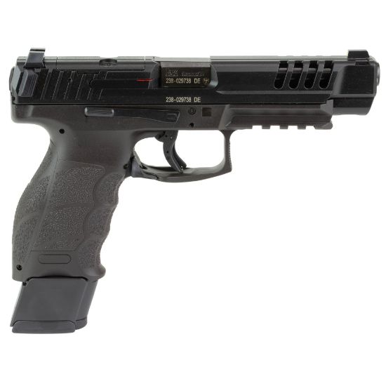 Heckler & Koch, VP9L, Semi-automatic, Striker Fired, Fullsize, 9MM, 5" Barrel, Matte Finish, Black, Optics Ready, Front Night Sight, 2 Magazines, 20 Rounds, 642230269668, FFL-HKK-81000556, RTG Parts