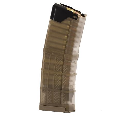 Lancer L5AWM GEN2 30rd TDE, 223 Remington/556NATO, Fits AR M4 M16 Rifles, 30 Round Magazine, Polymer, Translucent Dark Earth, 738435622145, LS-L5-G2-30-TDE, RTG Parts