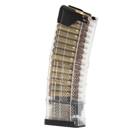Lancer L5AWM GEN2 30rd Clear, 223 Remington/556NATO, Fits AR M4 M16 Rifles, 30 Round Magazine, Polymer, Translucent Clear, 738435622138, LS-L5-G2-30-CLR, RTG Parts