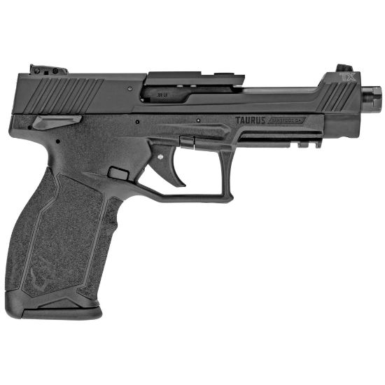 Taurus USA, TX22, Competition, Striker Fired, Semi-automatic, Polymer Frame Pistol, Full Size, 22 LR, 5.25" Barrel, Anodized Finish, Black, Adjustable Sights, Manual Thumb Safety, 16 Rounds, Optics Ready, 3 Magazines, 725327932741, FFL-TAURUS-1-TX22C151, RTG Parts