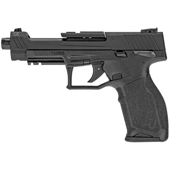 Taurus USA, TX22, Competition, Striker Fired, Semi-automatic, Polymer Frame Pistol, Full Size, 22 LR, 5.25" Barrel, Anodized Finish, Black, Adjustable Sights, Manual Thumb Safety, 16 Rounds, Optics Ready, 3 Magazines, 725327932741, FFL-TAURUS-1-TX22C151, RTG Parts