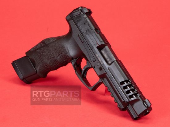 Heckler & Koch, VP9L, Semi-automatic, Striker Fired, Fullsize, 9MM, 5" Barrel, Matte Finish, Black, Optics Ready, Front Night Sight, 2 Magazines, 20 Rounds, 642230269668, FFL-HKK-81001156, RTG Parts