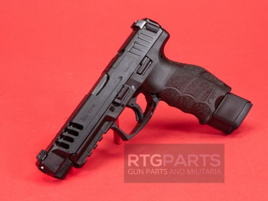 Heckler & Koch, VP9L, Semi-automatic, Striker Fired, Fullsize, 9MM, 5" Barrel, Matte Finish, Black, Optics Ready, Front Night Sight, 2 Magazines, 20 Rounds, 642230269668, FFL-HKK-81001156, RTG Parts
