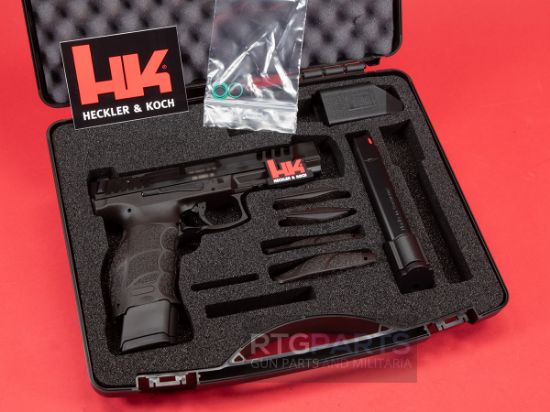 Heckler & Koch, VP9L, Semi-automatic, Striker Fired, Fullsize, 9MM, 5" Barrel, Matte Finish, Black, Optics Ready, Front Night Sight, 2 Magazines, 20 Rounds, 642230269668, FFL-HKK-81001156, RTG Parts