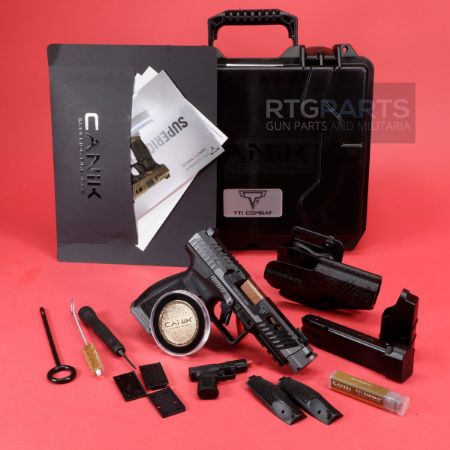 Picture of CANIK TTI COMBAT 4.6" COMP SMOKE PISTOL PACKAGE, HG7854S-N