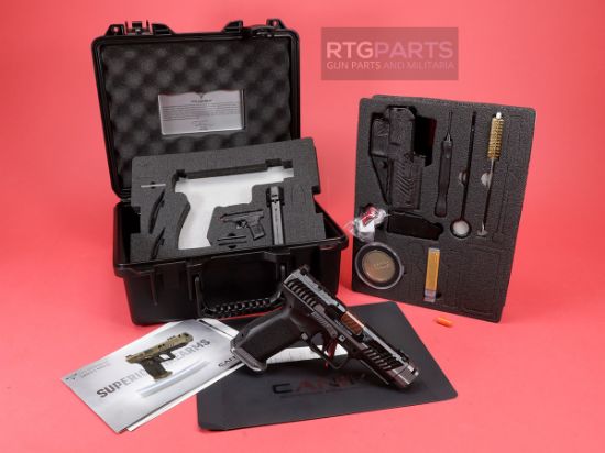 Picture of CANIK TTI COMBAT 4.6" COMP SMOKE PISTOL PACKAGE, HG7854S-N