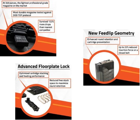 Picture of LANCER L5AWM GEN2 30RD MAGAZINE, 5.56/223, TDE