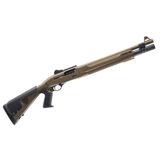 Beretta, 1301 Tactical Mod 2, FDE 7rd, Semi-automatic Shotgun, 12 Gauge, 3" Chamber, 18.5" Barrel, Optima Bore HP, Anodized Finish, Flat Dark Earth, Synthetic Stock with Pistol Grip, M-LOK Forend, Improved Cylinder, Ghost Ring Sight, 7 Rounds, FFL-BER-J131M2CTP187F, 082442030272, RTG Parts