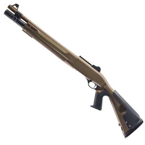 Beretta, 1301 Tactical Mod 2, FDE 7rd, Semi-automatic Shotgun, 12 Gauge, 3" Chamber, 18.5" Barrel, Optima Bore HP, Anodized Finish, Flat Dark Earth, Synthetic Stock with Pistol Grip, M-LOK Forend, Improved Cylinder, Ghost Ring Sight, 7 Rounds, FFL-BER-J131M2CTP187F, 082442030272, RTG Parts