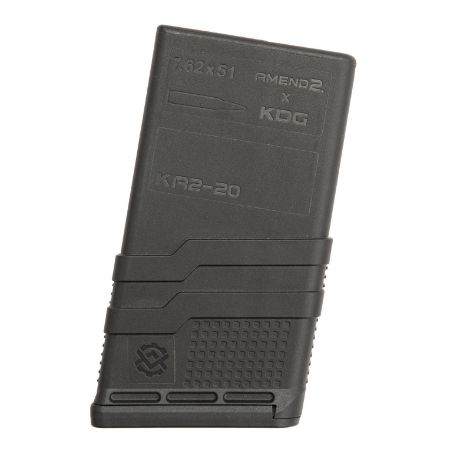 Amend2, Magazine, Mod 3, 308 Winchester/762NATO, Fits SCAR 17/17S and SCAR 20/20S, Polymer, Black, 799947619894, FNHA4, MAG-AMSCARMOD3BLK20, RTG Parts
