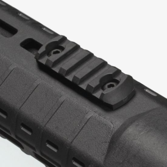 Magpul Polymer M-LOK Rail Section for M-LOK Hand Guard, 5 Slots, Black, 873750000381, MP-MAG590-BLK, RTG Parts