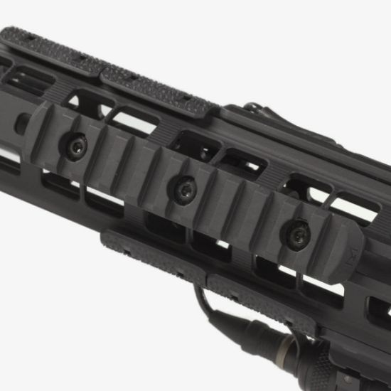 Magpul Polymer M-LOK Rail Section for M-LOK Hand Guard, 11 Slots, Black, 873750001241, MP-MAG593-BLK, RTG Parts