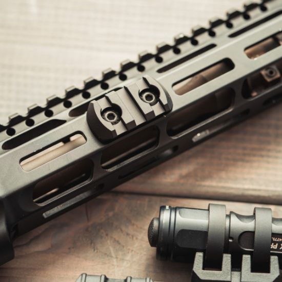 Magpul Aluminum M-LOK Rail Section for M-LOK Hand Guard, 3 Slots, Black, 873750001654, MP-MAG580-BLK, RTG Parts