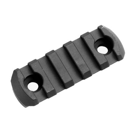 Magpul Aluminum M-LOK Rail Section for M-LOK Hand Guard, 5 Slots, Black, 873750001661, MP-MAG581-BLK, RTG Parts
