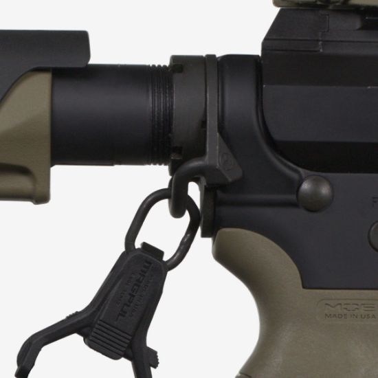 Magpul ASAP, AR15 End Plate With Ambidextrous Sling Attachment Point, Fits AR Rifles, Black, Black, 873750003573, MP-MAG500-BLK, RTG Parts
