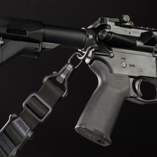 Magpul ASAP, AR15 End Plate With Ambidextrous Sling Attachment Point, Fits AR Rifles, Black, Black, 873750003573, MP-MAG500-BLK, RTG Parts