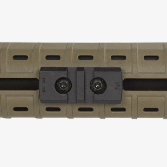 Magpul Industries, RVG M-LOK Rail Adaptor, Fits M-LOK Compatible Hand Guards And Forends, Optimized Fits Magpul RVG, Polymer, Black, 873750002286, MP-MAG596-BLK, RTG Parts