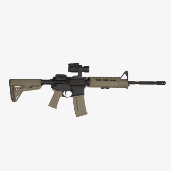 Magpul Industries, RVG M-LOK Rail Adaptor, Fits M-LOK Compatible Hand Guards And Forends, Optimized Fits Magpul RVG, Polymer, Black, 873750002286, MP-MAG596-BLK, RTG Parts