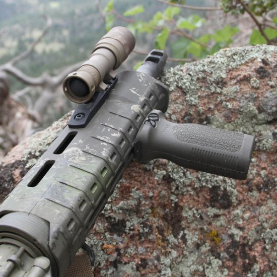 Magpul Industries, RVG M-LOK Rail Adaptor, Fits M-LOK Compatible Hand Guards And Forends, Optimized Fits Magpul RVG, Polymer, Black, 873750002286, MP-MAG596-BLK, RTG Parts