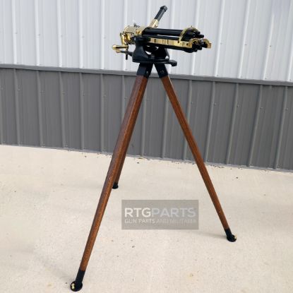 Picture of TIPPMANN ORDNANCE 16" 9MM GOLD GATLING GUN W/ OAK TRIPOD & FREE MAGS