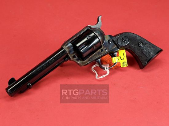 Colt's Manufacturing, Single Action Army, Revolver, 45LC, 5.5" Barrel, Steel, Color Case Hardened Finish, Blued Barrel & Cylinder, Black Composite Eagle Grips, Fixed Sights, 6 Rounds, 151550011104, FFL-COLT-P1850-BLEM, RTG Parts