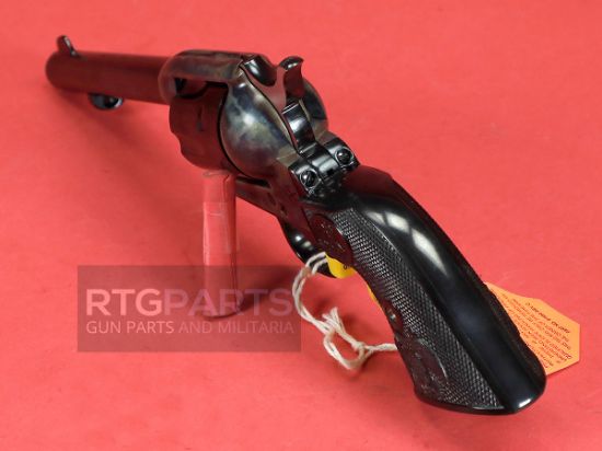 Colt's Manufacturing, Single Action Army, Revolver, 45LC, 5.5" Barrel, Steel, Color Case Hardened Finish, Blued Barrel & Cylinder, Black Composite Eagle Grips, Fixed Sights, 6 Rounds, 151550011104, FFL-COLT-P1850-BLEM, RTG Parts